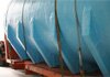 Detail of overground horizontal cistern legs