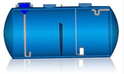 Garden rainwater collection tanks
